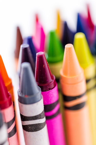 çok renkli boya kalemi - Fotoğraf, Görsel