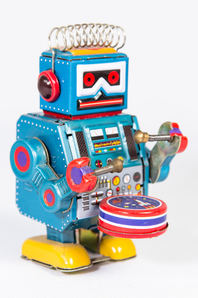 Robot estaño juguete
 - Foto, Imagen
