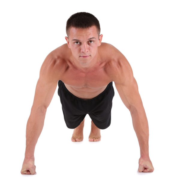 Young muscular sportsman - Φωτογραφία, εικόνα