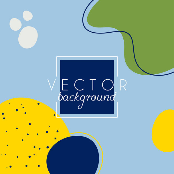 Abstract background. Modern design template in minimal style. Stylish cover for beauty presentation, branding design. Vector illustration - Vettoriali, immagini