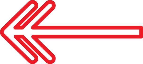 Arrow icon sign symbol design - Vector, Imagen
