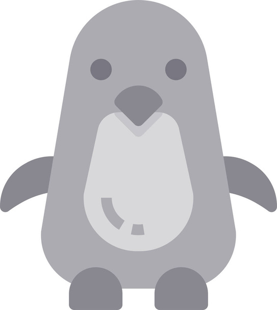 penguin animal ocean icon - Vettoriali, immagini