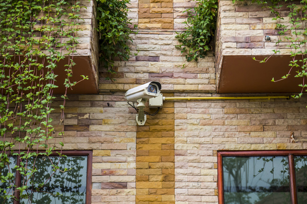 Telecamera di sicurezza CCTV all'esterno in arenaria
. - Foto, immagini