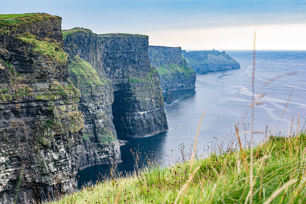 View of the famous Cliffs of Moher, County Clare, Ireland - Photo, Image
