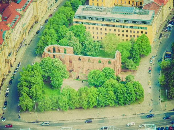 Retro näyttää Klosterkirche Berlin
 - Valokuva, kuva