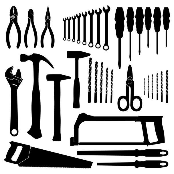 Icons of tools - Vector, Image