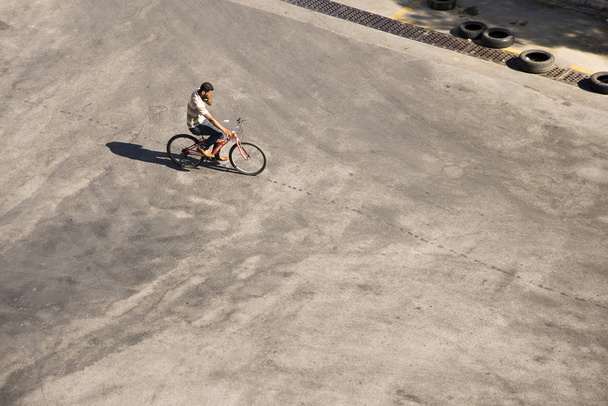 Riding bicycle - Фото, зображення