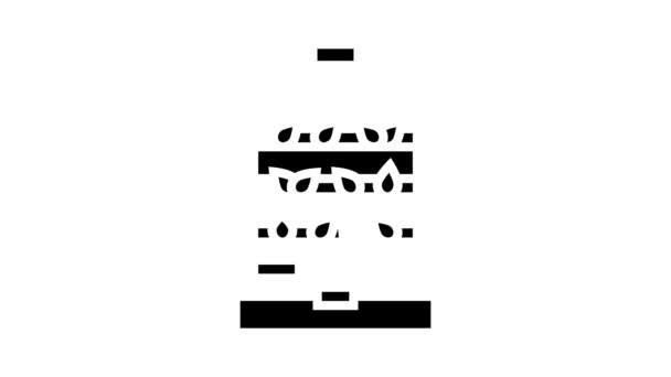 animace ikon kouřícího čajového glyfu - Záběry, video