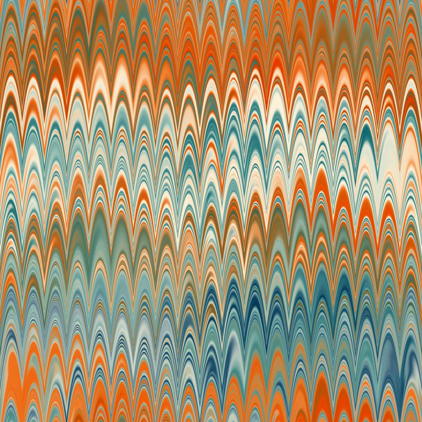 Безшовный расчесанный турецкий эбру мраморный эффект рисунок поверхности для печати - Фото, изображение