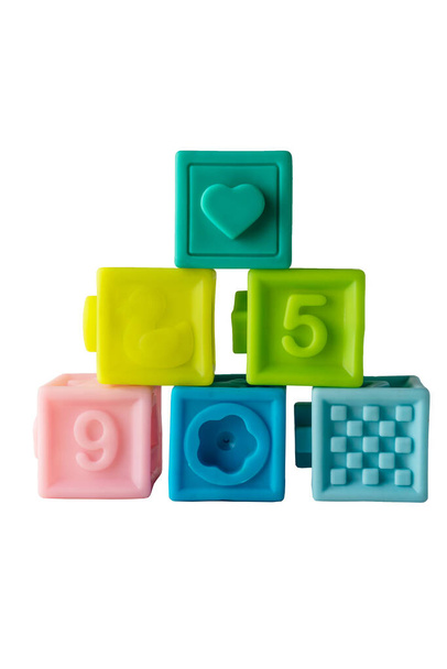 foyer sélectif, cubes en caoutchouc pour enfants - Photo, image