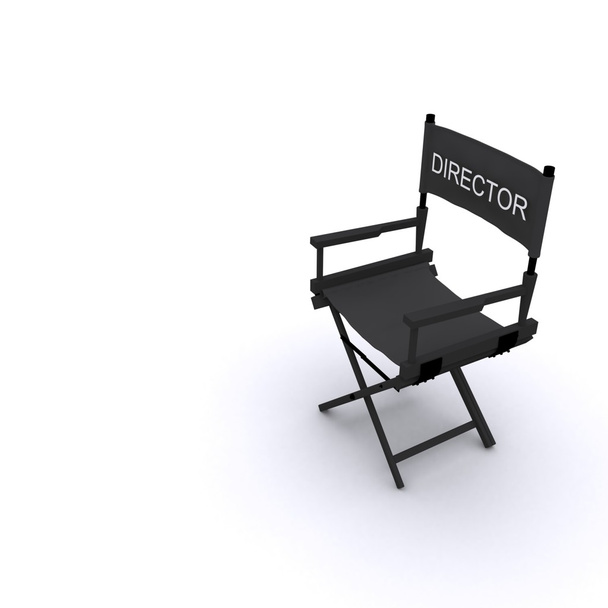 3D-s fekete szék - Fotó, kép