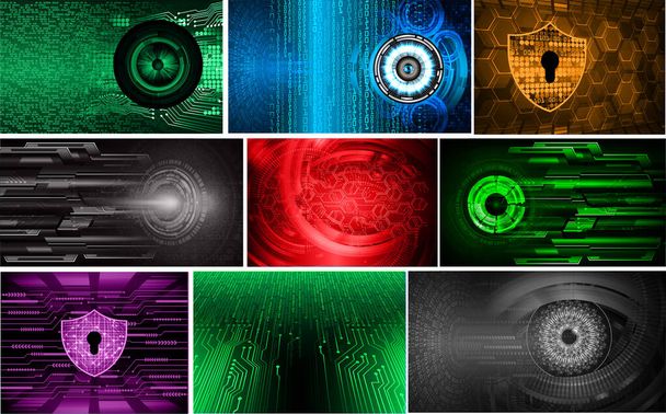 abstract futuristic background with geometric shapes and lines - Vector, Imagen