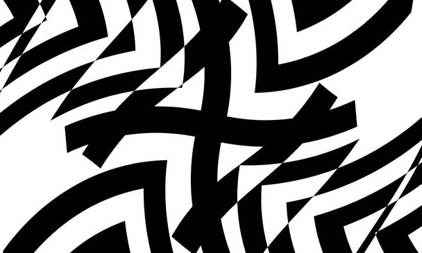 monochrome stylish and mysterious wallpaper for modern design - Vector, Image