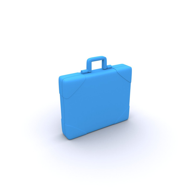 Blue Color Briefcase - Photo, Image