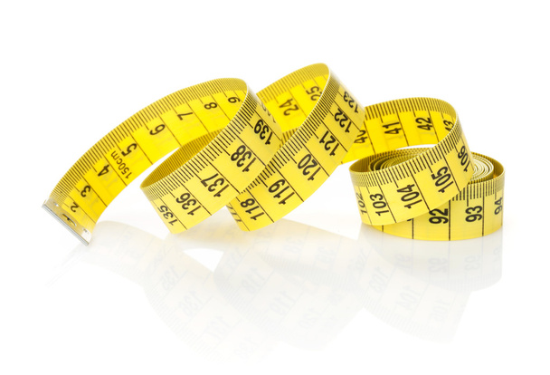 Yellow measure tape - Photo, Image