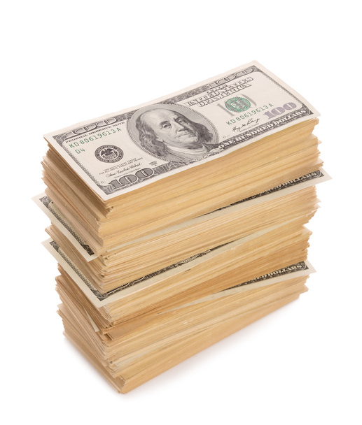 Stack of dollars banknotes - Photo, Image