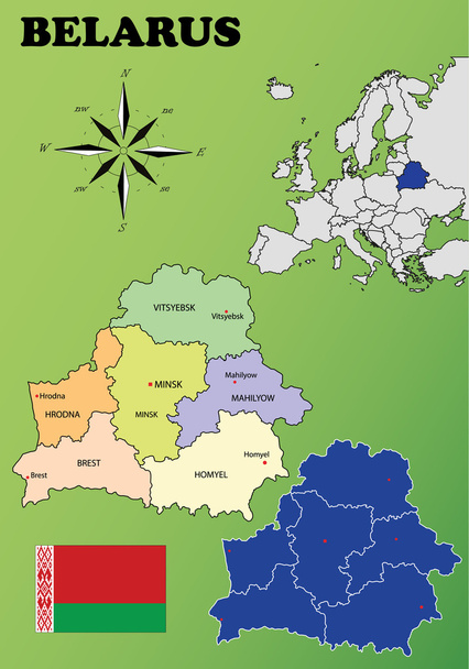 Bielorrússia conjunto vetorial
. - Vetor, Imagem