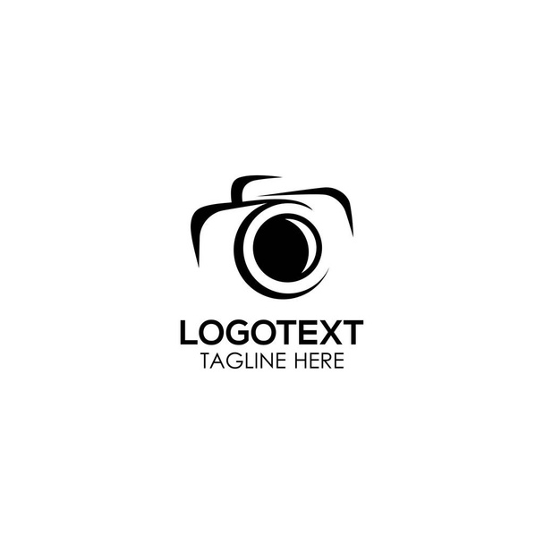 Kamera logo design elementti - Vektori, kuva