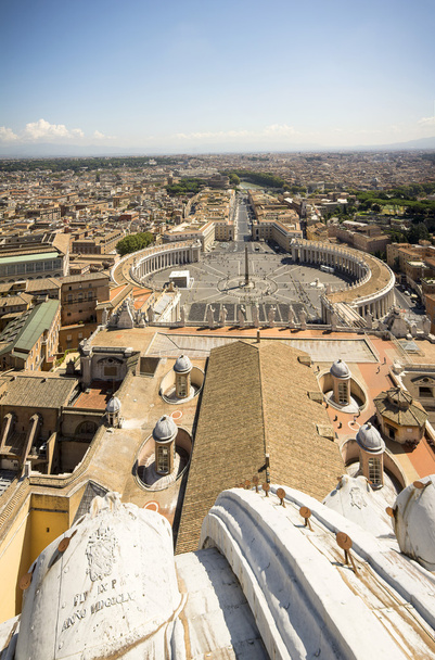 Вид на площадь Святого Петра, Рим
 - Фото, изображение