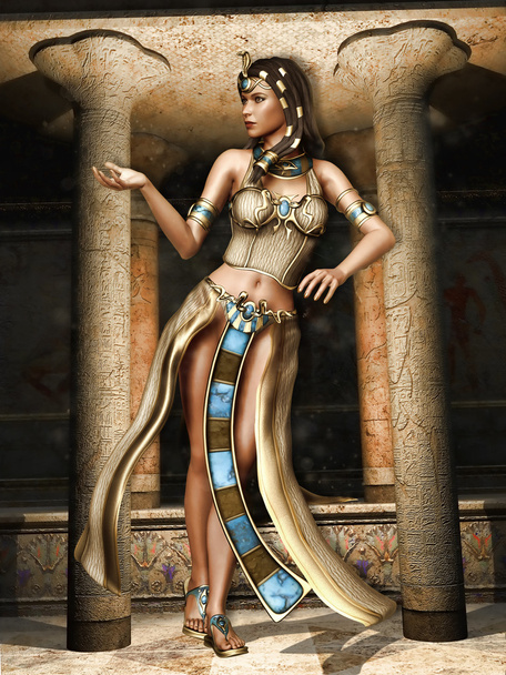 Fantasy Egyptian dancer - Photo, Image