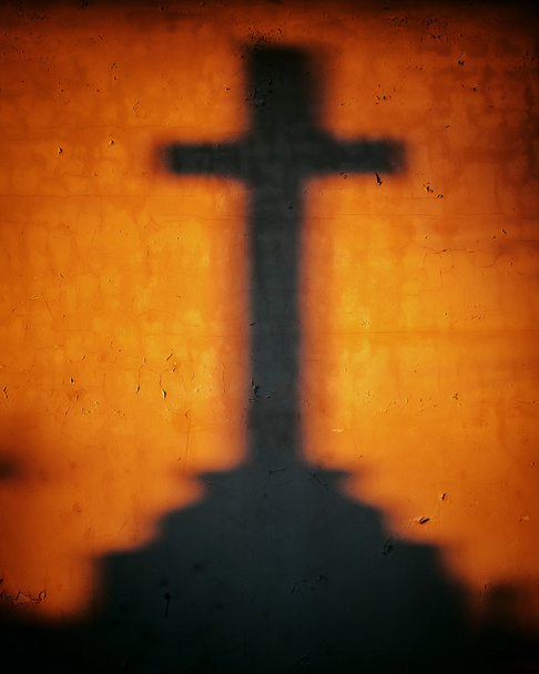 Sombra de uma Cruz
 - Foto, Imagem