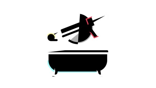 bathroom repair color icon animation - Πλάνα, βίντεο