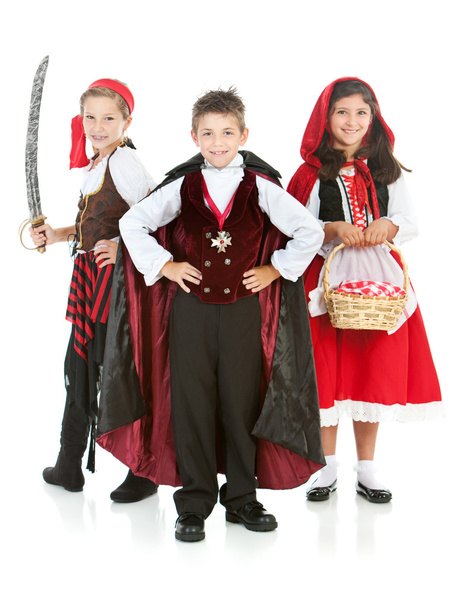 Halloween: Group of Trick or Treaters - Photo, Image