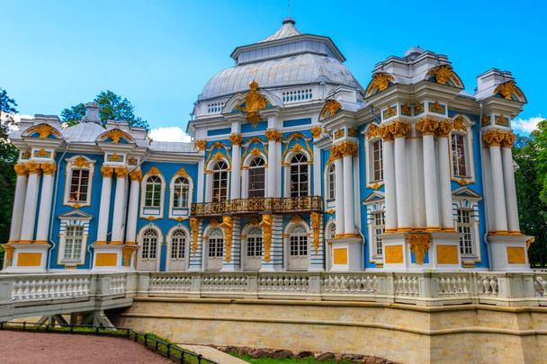 Pavillon Ermitage dans le parc Catherine à Tsarskoe Selo à Pouchkine, Russie - Photo, image