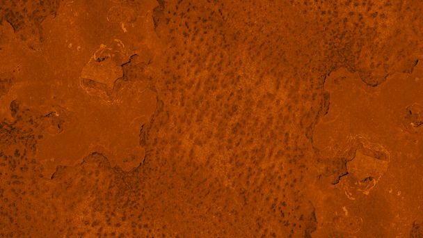 Grunge rezavé poškrábaný oranžový hnědý kov corten ocel kámen pozadí textura - Fotografie, Obrázek