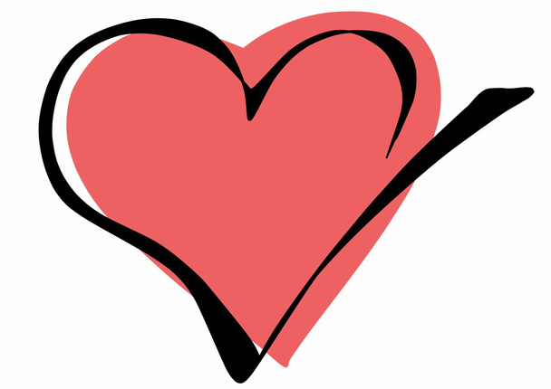 Doodle heart - Photo, Image