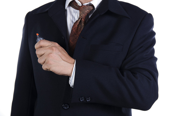 Close up Businessman with marker - Foto, afbeelding