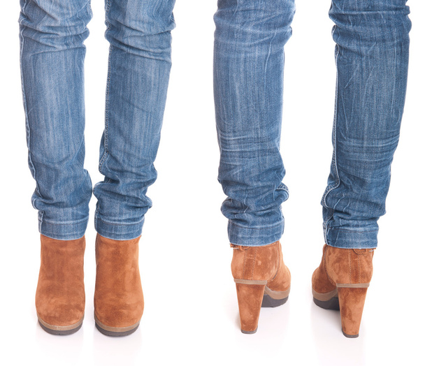 Woman legs in jeans - Photo, image
