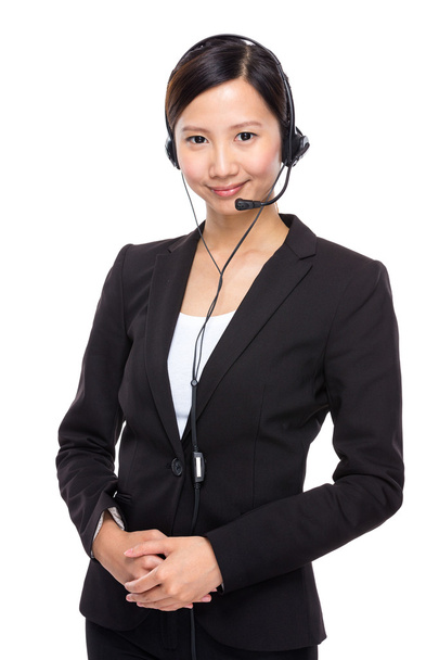 Aasian nainen asiakaspalvelu
 - Valokuva, kuva