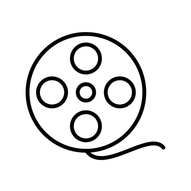 Movie Outline Vector Icon Desig - Vector, Image