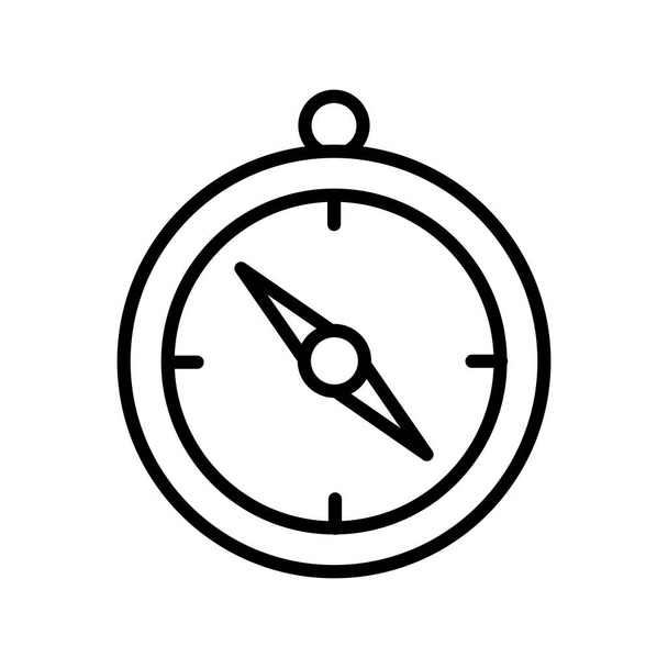  Direction Indicator Outline Vector Icon Desig - Vector, Image