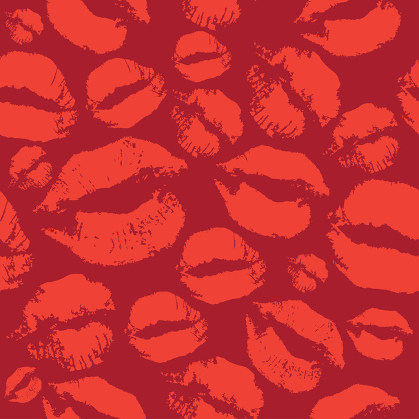 Patrón de labios de mujer en estilo Pop Art
 - Vector, Imagen