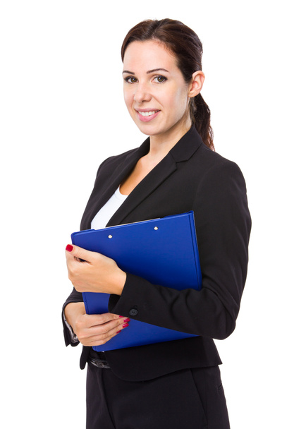 Businesswoman with clipboard - Foto, imagen