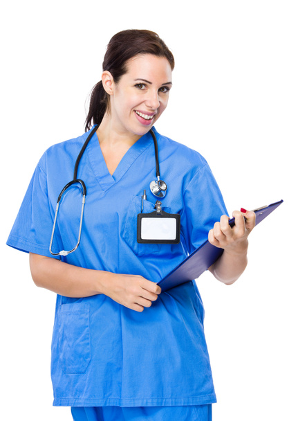 Caucasian female doctor - Foto, afbeelding