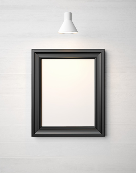 Cuadro marco y luminaria
 - Foto, Imagen
