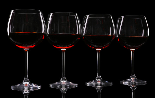egy pohár vörösbor - Fotó, kép