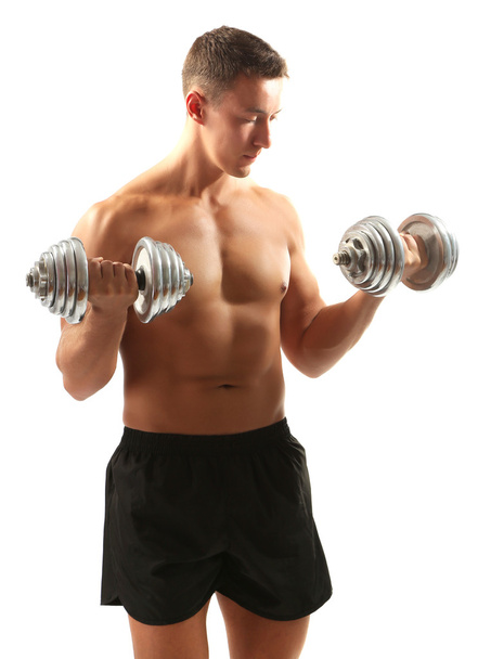 Handsome young muscular sportsman - Zdjęcie, obraz