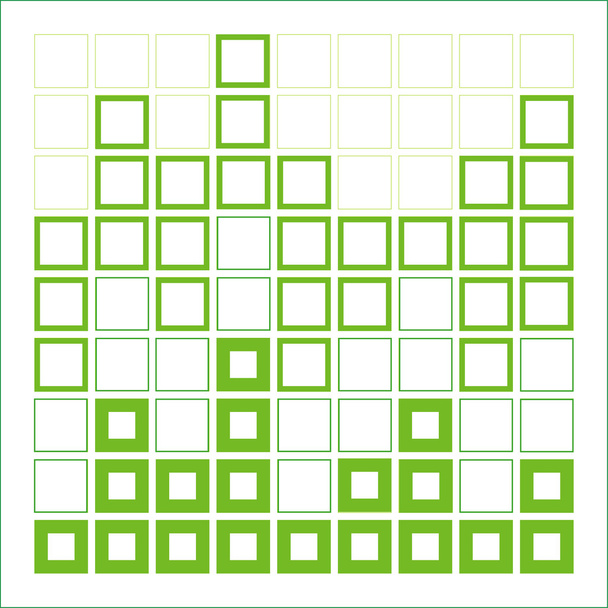 abstraktní kompozice s čtverečky - Vektor, obrázek