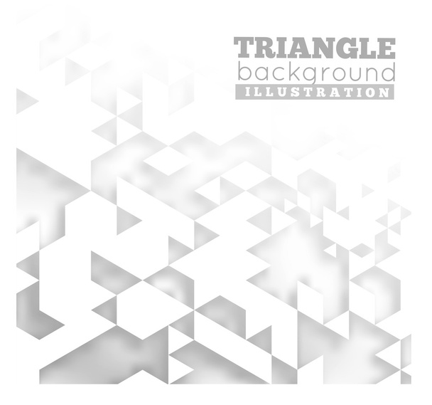 Triangle abstract vector background illustration - Vector, afbeelding