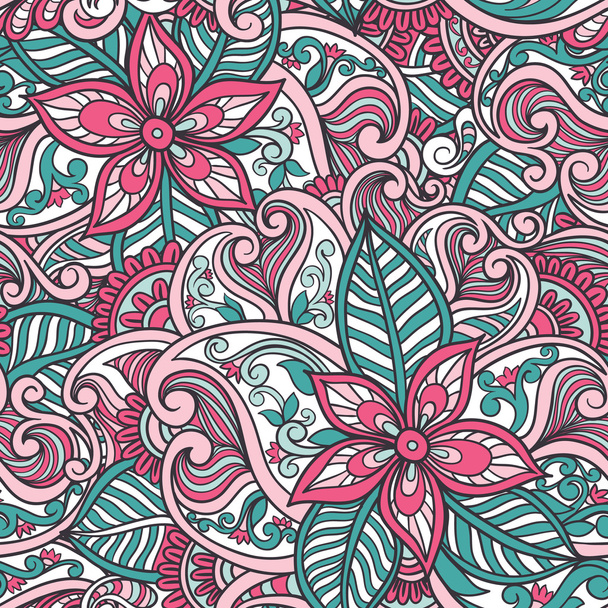 Floral Seamless Pattern - Вектор, зображення