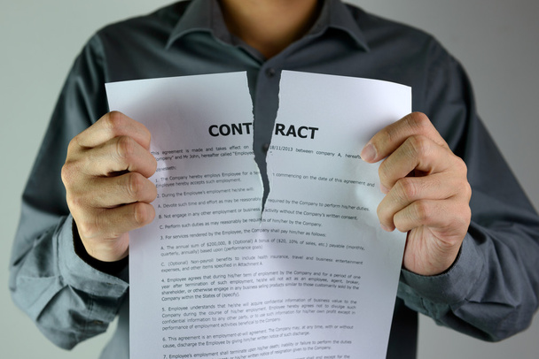 Tearing contract - Photo, Image