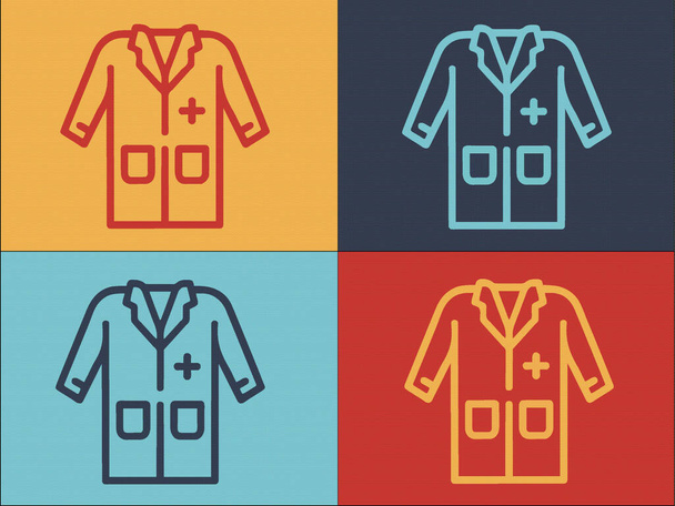 Обложка Общий шаблон логотипа, Простая плоская икона человека, Обложка, Люди - Вектор,изображение
