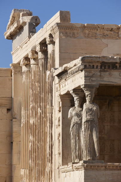 Acropole d'Athènes. Ancien temple d'Athéna Polios et Erechthei
 - Photo, image