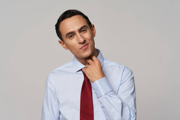 obchodní muž košile s kravatou sebevědomí oficiální - Fotografie, Obrázek