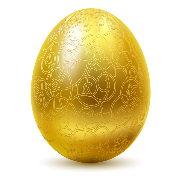 Golden egg. - Vetor, Imagem