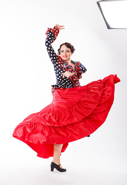 Feminino, espanhol dançarina de flamenco
 - Foto, Imagem